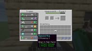 Enchanted diamond axe by the weaponsmith (Image via Minecraft)